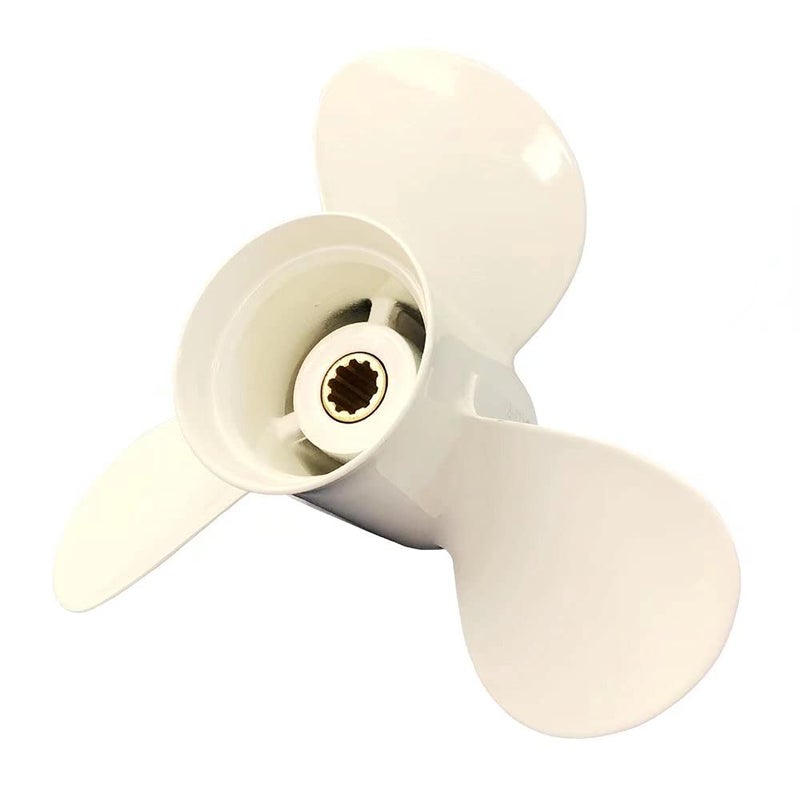 COPKINGO Boat Propeller 9 7/8x13 for Yamaha Outboard Motor F25 20HP 25HP 30HP/ Outboard Propeller for Yamaha Engine 3" Gearcase 664-45949-02 9.875x13 - Image 1